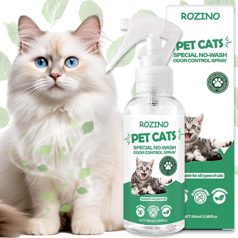 Green Power! ROZINO Cat Spray: Odor - Free & All - Natural