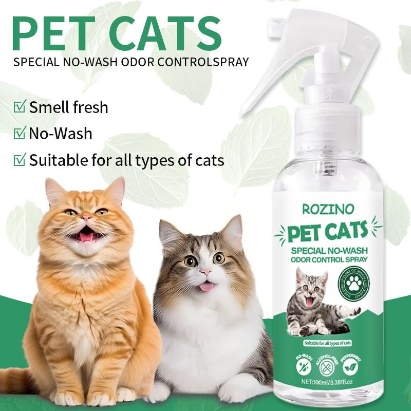 Green Power! ROZINO Cat Spray: Odor - Free & All - Natural