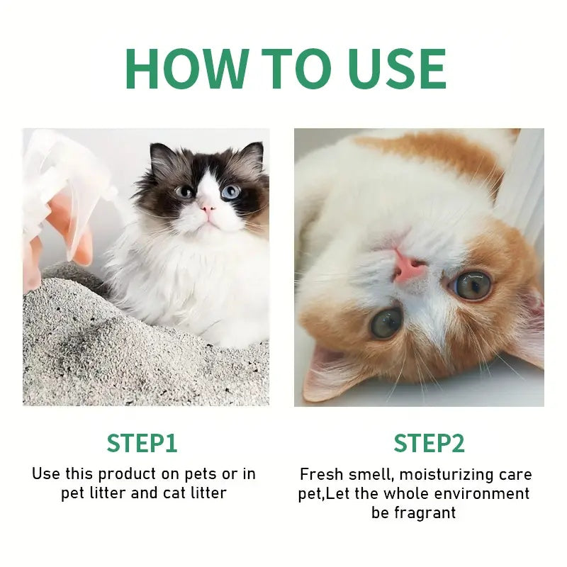 Green Power! ROZINO Cat Spray: Odor - Free & All - Natural