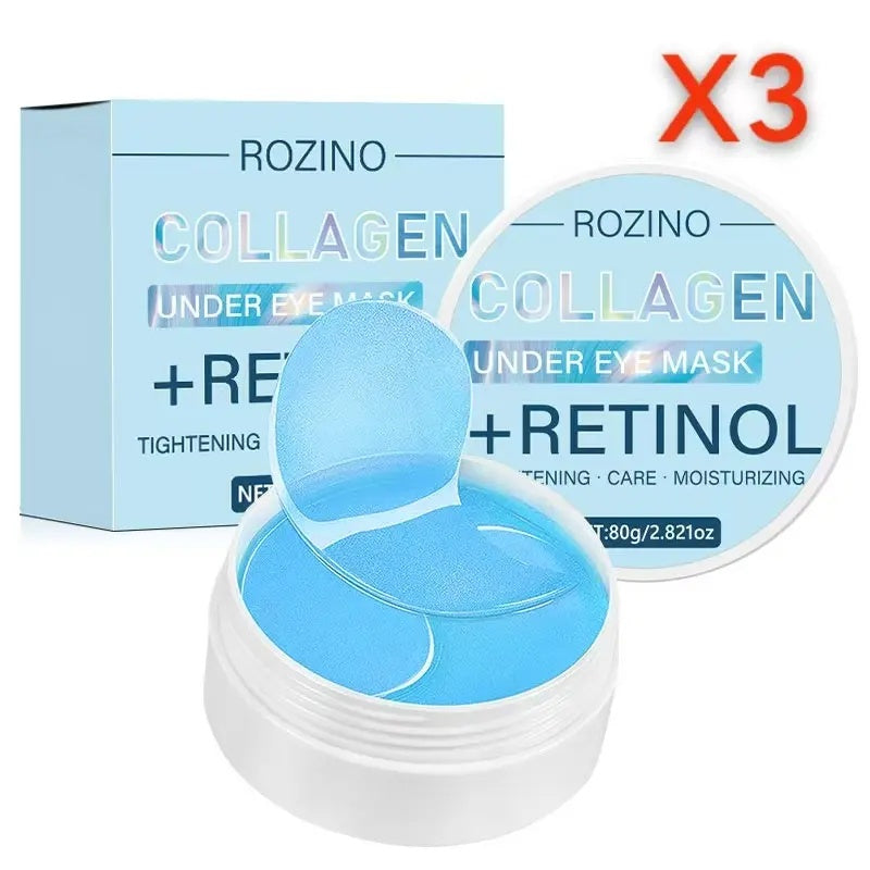 ROZINO Collagen + Retinol Under Eye Mask - Tightening and Nourishing Eye Care