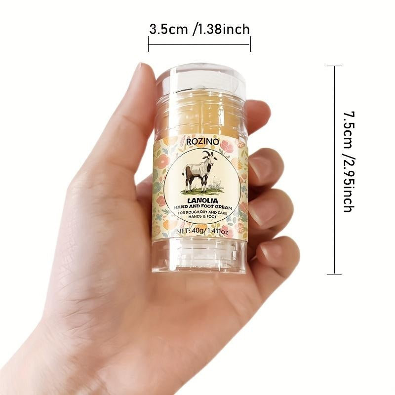 ROZINO Lanolia Hand and Foot Cream, Hand and Foot Moisturizing Cream —— Rejuvenating and Hydrating Care Cream, Deep Skin Hydrating Cream, Suitable for Dry and Cracked Skin