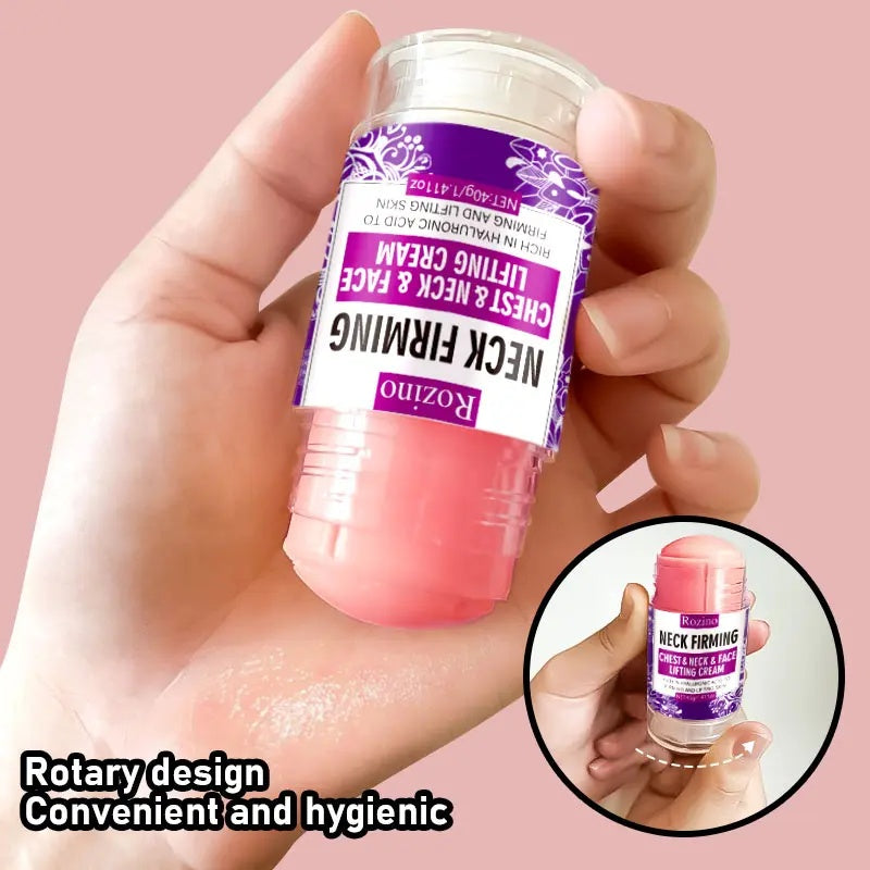 ROZINO Neck Firming Chest & Neck & Face Lifting Cream with Hyaluronic Acid & Grape Seed for All Skin Types - Deep Hydration & Moisturizing Body Care